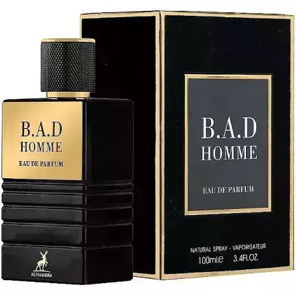 Bad Homme Maison Alhambra - EDP 100ml (Ref. Olfativa: Bad Boy ) Perfume Árabe Masculino