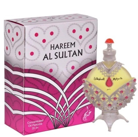 Hareem Al Sultan Silver Khadlaj Perfumes - 35 ml - Perfume em Óleo Zero Álcool(Ref. Olf. Amorous Intense Navitus Parfums)