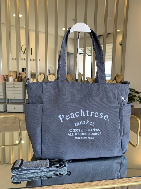 Bolsa De Ombro/Transversal Sofia Tecido Cinza - comprar online