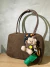 Bolsa de Ombro Tecido Café - comprar online