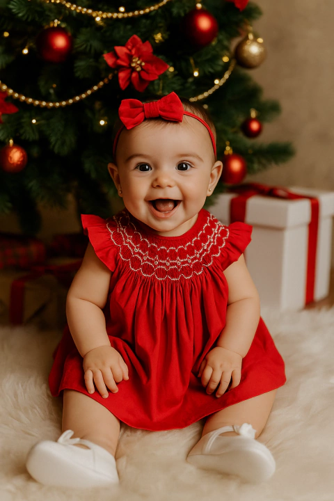 Vestido vermelho com calcinha coordenada - comprar online