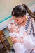 Vestido Branco infantil com bordado amarelo na internet
