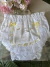 Calcinha Infantil Bordada com Laço - My Little Dress Kids