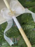 Vela de batizado com laço e anjo - comprar online