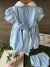 Vestido de bebê com Bordado e Laço - My Little Dress Kids