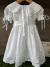Vestido de Batizado com manguinha princesa e gola dupla - comprar online
