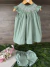 Vestido Infantil de poa com Bordado Floral na internet