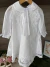 Vestido de batizado lágrima com manga longa na internet