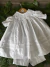 Vestido Infantil com Bordado em pérolas