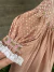 Vestido Infantil com poa rosa seco - My Little Dress Kids