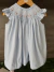 Vestido Infantil poá azul com Bordado e Pérolas - comprar online