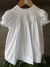 Vestido infantil com bordado e mangas bufantes - comprar online