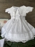 Vestido de batizado em cambraia de algodao barrinha - comprar online