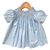 Vestido casinha de abelha azul claro - comprar online
