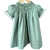 Vestido verde casinha de abelha