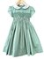 Vestido casinha de abelha verde com manga tulipa