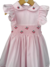 Vestido casinha de abelha com bordado cerejinhas na internet