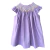 Vestido casinha de abelha lavanda