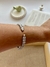 Bracelete riviera quadrados prateado na internet