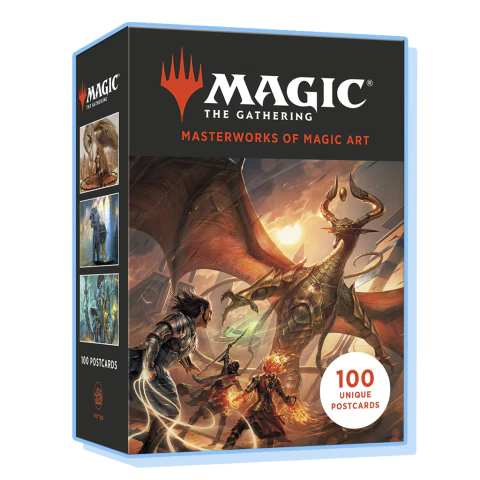 MAGIC: The Gathering ~ Masterworks of Magic 100 Postcards - comprar online