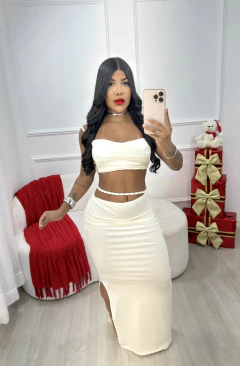 CONJUNTO MIDI MALDIVAS EM MALHA SUPLEX COM BOJO - comprar online