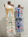 VESTIDO MIDI OMBRE ESTAMPA DIGITAL EM MALHA SUPLEX