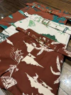 SHORT ESTAMPADO COM CINTO ENCAPADO COM ZÍPER LATERAL - comprar online