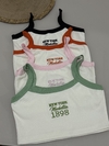 CROPPED EM RIBANA PREMIUM E BORDADO DIGITAL - comprar online