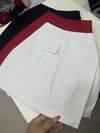 SHORT SAIA COM BOLSO E ZÍPER LATERAL EM BENGALINE
