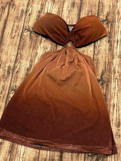 VESTIDO EM TULÊ CURTO COM BOJO - Samantha Fashion