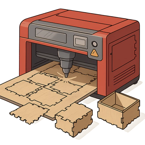 GRÁTIS Criador automático de caixas para corte a laser