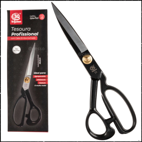 Tesoura Alfaiate Profissional Costura Tecido Aço Inox Grande 10 polegadas - comprar online