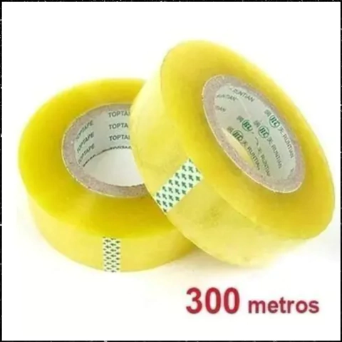 Fita Adesiva Larga Transparente 300 Metros Durex 1 un - comprar online