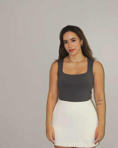 Body Decote Quadrado