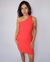 Vestido Mira Ombro Único Drapeado - comprar online