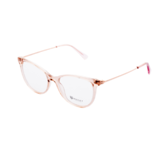 Armação para óculos de Grau Bulget Feminino BG6349IN Retangular em Acetato Nude - comprar online