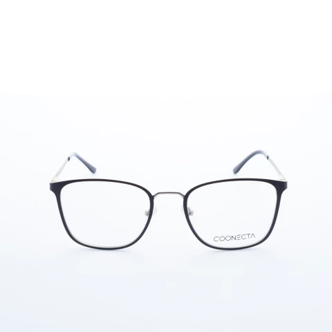 Armação para Óculos de Grau Coonecta X56010 Unissex Quadrado em Metal