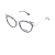 Armação para óculos de Grau Evoke EVK RX 18 Feminino Metal Redondo em Metal Azul na internet