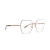 Armação para óculos de Grau Furla VFU674 Feminino Hexagonal em Metal - comprar online