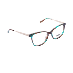 Armação para óculos de Grau Evoke FORYOUDX117 Feminino Gatinho em Acetato Verde - comprar online