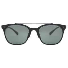 Óculos de Sol Police SPL161 Unissex Polarizado Quadrado em Acetato Preto