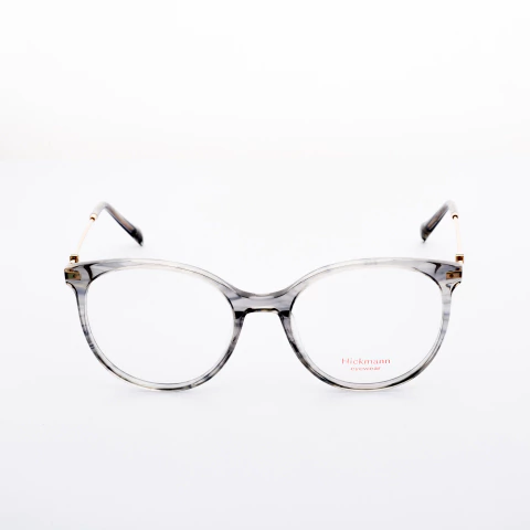 Armação para óculos de Grau Hickmann HI60007 Feminino Redondo em Acetato Tartaruga