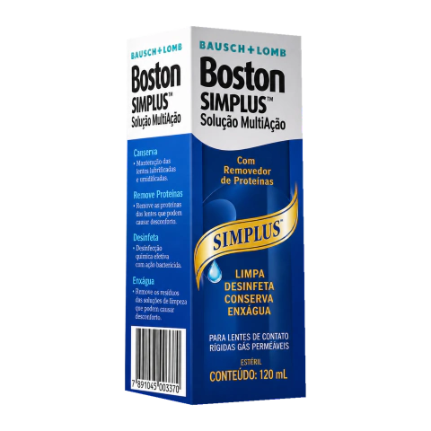 Bausch + Lomb Boston Simplus 120 mL — Sob encomenda