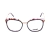 Armação para óculos de Grau Evoke EVK RX 19 Feminino Quadrado em Metal Preto