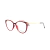 Armação para óculos de Grau Maru.Y AL98142 Feminino Gatinho em Acetato Vermelho - Ótica Inajá