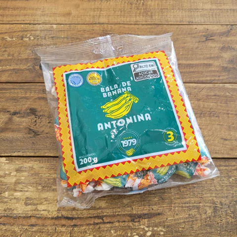 Bala de Banana Antonina 200g
