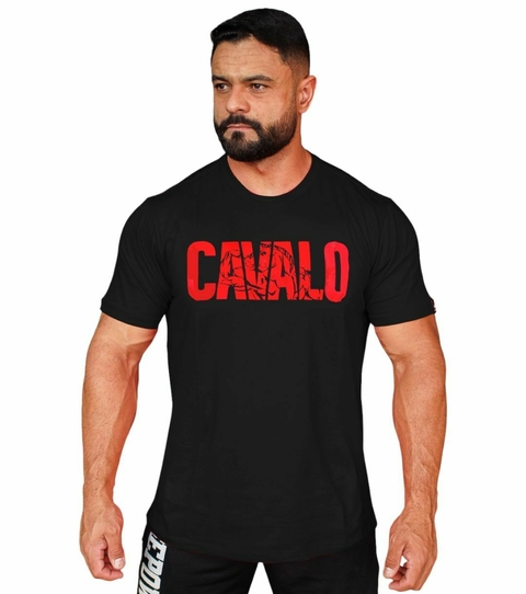 CAMISETA CAVALO PRETA