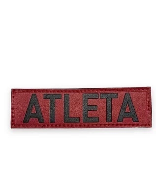 PATCH EMBORRACHADO ATLETA COM VELCRO