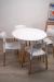 Combo Mesa Redonda 0.90cm Eames + 4 sillas Milan - Lejaim - comprar online