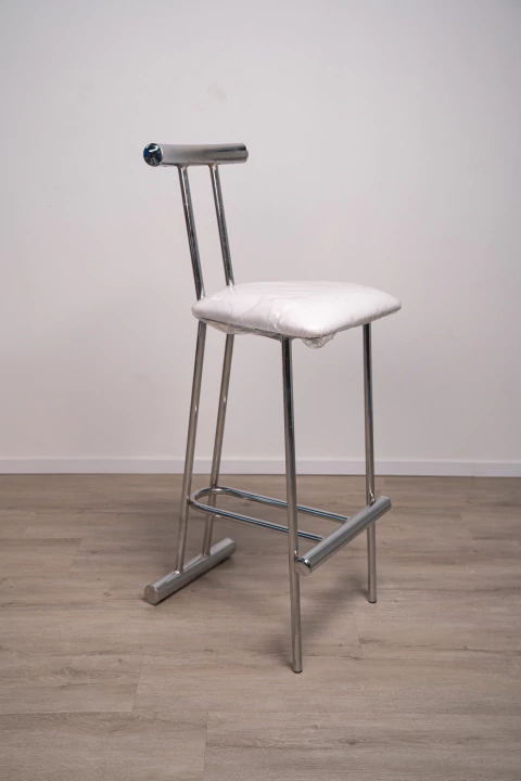 Banqueta Alta Caro Cromada